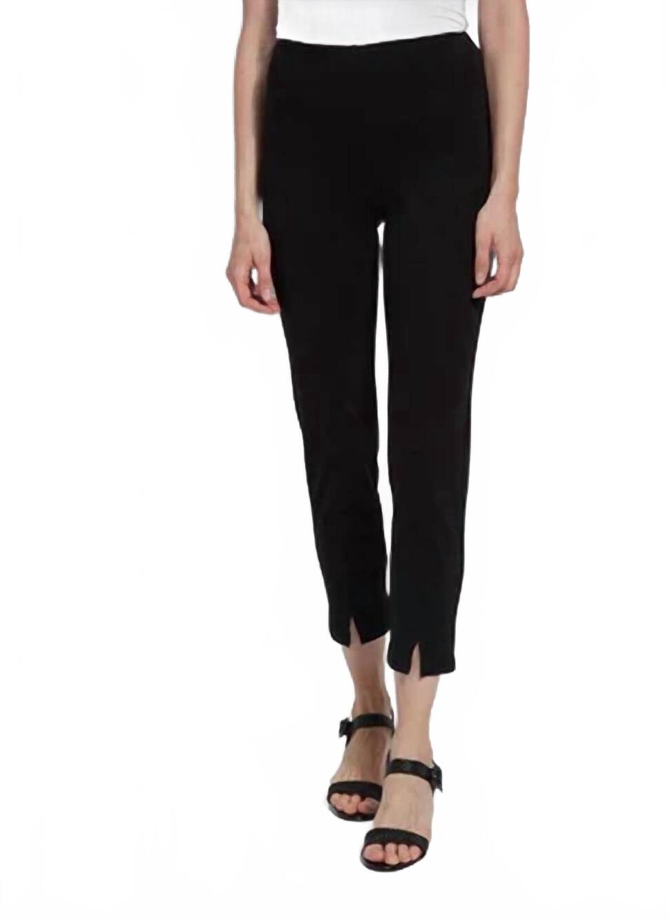 NEW LYSSE women's wisteria ankle pant in black